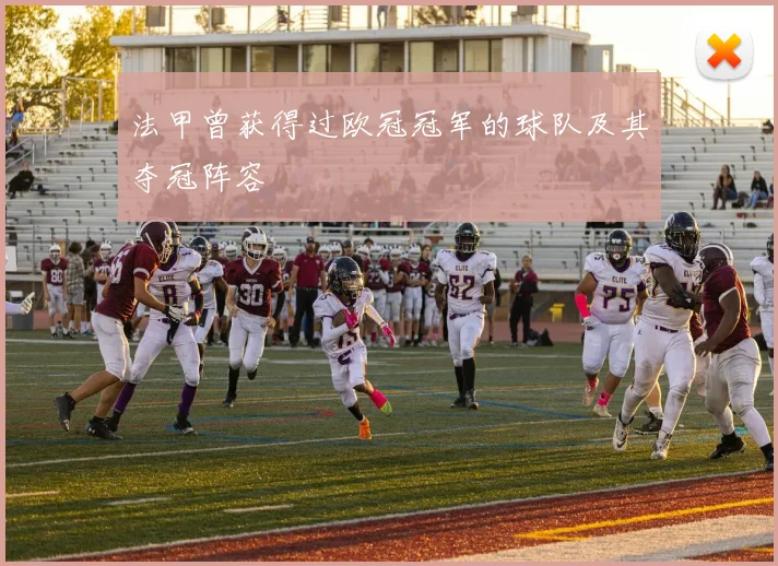 法甲曾获得过欧冠冠军的球队及其夺冠阵容